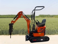 Livraison Gratuite pour Mini-Excavatrice à Moteur de 1 à 6 Tonnes, Type Chenilles, Machine de Construction et d'Agriculture avec Pompe à Moteur et Engrenage Certifiée EPA