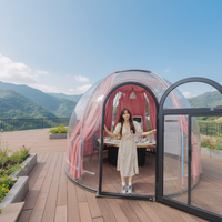 Maison dôme ronde Full House Garden Igloo avec salle de bain, Tiny House Dome du Japon