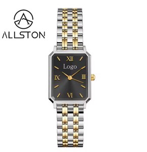 <span class=keywords><strong>Reloj</strong></span> de Lujo para <span class=keywords><strong>Mujer</strong></span>, Caja de Aleación de Cuarzo, Correa de Acero Inoxidable, Esfera con Manecillas Doradas, Resistente al Agua 3BAR, Estilo Antiguo, Minimalista y Moderno - Product Image 5
