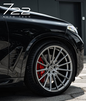 722Auto Jantes SUV forgées sur mesure 21-24 pouces 5x112 5x130 Jantes concaves robustes pour Mercedes Benz Classe G AMG G63 BMW X5 X6