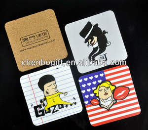 Tambahkan cetakan logo kualitas baik kustom tatakan cangkir gabus meja untuk minuman, tetap tenang dan minum wiski BAR bir <span class=keywords><strong>coaster</strong></span> - Product Image 6