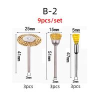 Brosse en fil d'acier pour enlever la rouille, accessoires pour outil rotatif, brosse de polissage, 15 pièces/ensemble