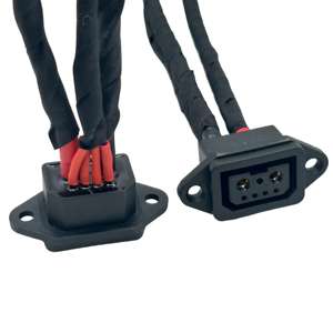 Индивидуальный жгут проводов для электросамоката Segway Ninebot серии F90 - 2+5-контактный разъем для зарядки литиевой батареи (гнездо) - Product Image 1