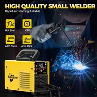 Machine à souder portable 140A 2-en-1 MMA/TIG avec écran LCD numérique intelligent, entrée 110V, fonction ARC Force et démarrage à chaud