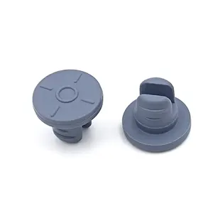 Rubber Stopper Hot Selling Rubber Plugs Custom Silicone Rubber Products Used For Pharmaceutical Injection Glass Vial 13-20 Mm