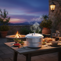 Cuisinière à pression et cuiseur à riz en aluminium de style brésilien pour la maison, compatible induction, écologique