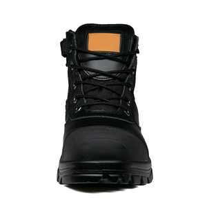 DSF53 Men cow Leather safety Work Boots Waterproof All Seasons Safety <b>Hiking</b> Boots with Steel Toe <b>Cap</b> and Anti Stab Sole - Product Image 3