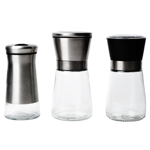 Mignon Verre <span class=keywords><strong>Mini</strong></span> Salière et Poivrière Bouteille 120 <span class=keywords><strong>Ml</strong></span> Cuisine Condiment Emballage Poivrière Bouteille - Product Image 4