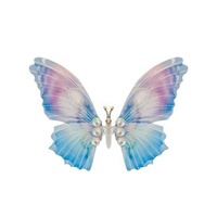 Épingle à cheveux en perles avec des ailes mobiles scintillantes colorées, belle grande pince à cheveux pour filles, accessoires de cheveux pour fête d'enfants