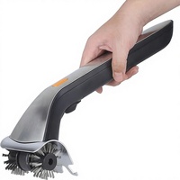 Brosse de nettoyage vapeur motorisée pour barbecue, brosse à fil d'acier inoxydable robuste, outil de nettoyage rechargeable