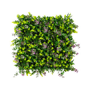 P198 Venta caliente Plástico Eucalipto y hojas de ciprés Panel <span class=keywords><strong>Valla</strong></span> DE PRIVACIDAD Pantalla Hedge Telón de fondo Pared de hierba verde artificial - Product Image 2