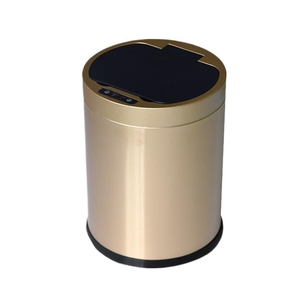 Smart <b>Sensor</b> 12L Metal Standing Trash <b>Bin</b> with Damper Eco-friendly and with Lid for Kitchen and Bathroom - Product Image 1