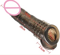 Condones Reutilizables Realistas con Funda para Pene, Artículos Íntimos, Juguetes Sexuales para Hombres, Dildo para Pene, Potenciador de Pene, Juguetes Masculinos para Agrandamiento