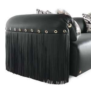 Set di <span class=keywords><strong>Mobili</strong></span> di Lusso Italiani di Alta Gamma per Soggiorno, Divano in Pelle Moderno di Design - Product Image 2