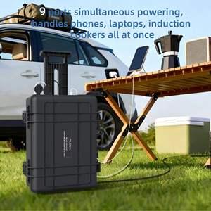 Estación de Energía Solar Portátil Todo en Uno de 3KW con Batería de Super Capacidad de 6KWH, Batería Externa de Arranque y MPPT - Product Image 6