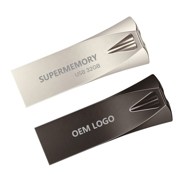 2025 Hot Selling High Speed USB Flash Drive 2GB 4GB 8GB Waterproof USB Stick Customized LOGO 32GB 64GB 128GB Metal Pendrive
