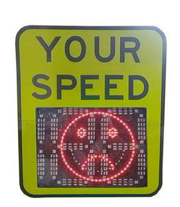 Energia solare per esterni Traffico LED Radar di Velocità Limite Segno - Product Image 5