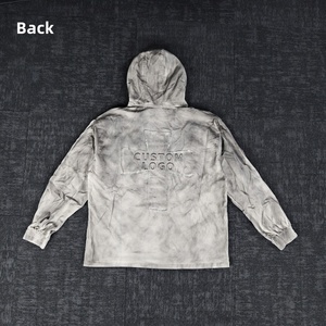 Sweat à capuche vintage camouflage imprimé tie-dye en molleton épais sur mesure pour homme Fabricant de sweat à capuche - Product Image 3