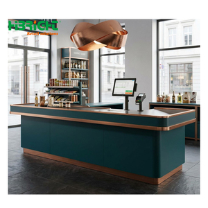 Modern Retail <b>Checkout</b> <b>Counter</b> Cashier Desk POS Payment Table for Supermarket Grocery Store - Product Image 2