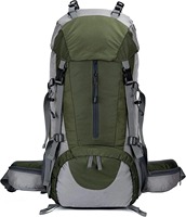 Fabricant de sacs de voyage OEM, sac à dos de randonnée de grande capacité 50L, sac de sport imperméable, sac d'essentiels de camping avec housse de pluie