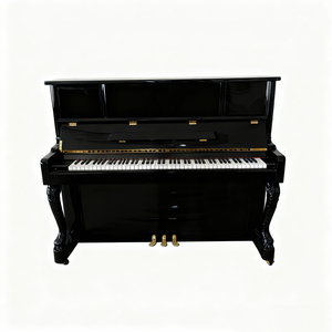 Piano mécanique droit en bois massif noir, style moderne, 88 touches, portable et pliable, pour salon - Vente en gros usine, modèle d'entrée de gamme - Product Image 2
