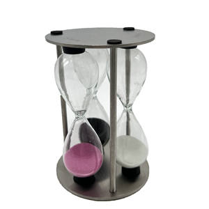 Cadeaux promotionnels <span class=keywords><strong>sablier</strong></span> rotatif métal <span class=keywords><strong>classe</strong></span> trois-en-un parfait minuteur de thé de sable 3-4-5 minutes pour enfants salle de <span class=keywords><strong>classe</strong></span> décor à la maison - Product Image 2