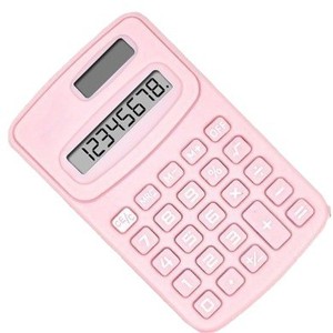 Mini Electronic Calculator 8 Digits Solar Powered Dual Power Supply General Purpose Student Use Ultra Thin Design - Product Image 3