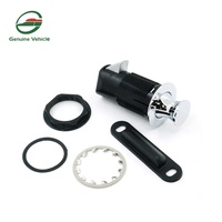 Loquet de porte métallique à bouton-poussoir pour caravane marine, camping-car, bateau, accessoires de verrouillage pour mini-caravane