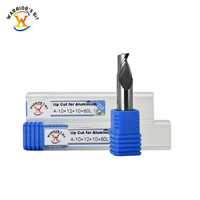 Warrior's Fraise en aluminium à cannelure unique personnalisée 10mm tige CNC carbure ODM/OEM revêtu d'étain pour une coupe efficace de l'aluminium