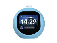 Jam Alarm Pintar Anak dengan Kontrol Suara AI, Mesin Suara White Noise, Timer, Mainan Robot Keren untuk Anak Laki-laki dan Perempuan