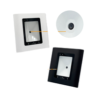 Escáner de Código QR y Código de Barras RFID DWECCRF 125kHz Wiegand ISO 14443A para Control de Acceso, Interfaz RS485 RS232, Material ABS, Negro, 3-5cm