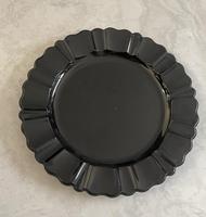 Sous-assiette ronde en plastique, multicolore, réutilisable, pour mariage et fête