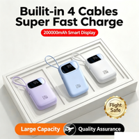 Power Bank Plastik Aman untuk Pesawat Bersertifikasi 3C YM-856 20000mAh 22.5W Pengisian Cepat Baterai Lithium Polymer Kapasitas Tinggi Ringkas