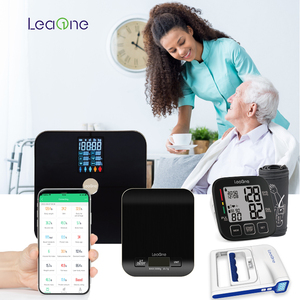 Leaone Dernières 5-en-1 Intelligent Sports 180kg Bluetooth <span class=keywords><strong>Balance</strong></span> de graisse corporelle <span class=keywords><strong>Balance</strong></span> de salle de bain électronique numérique - Product Image 4