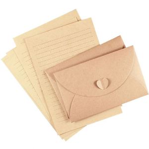 Custom Wedding Invitation Fancy Kraft Paper <b>Foil</b> Envelopes with Card - Product Image 5