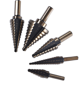 5-mảnh chống trượt màu Đen-Vàng lớp phủ carbide bước khoan <span class=keywords><strong>bit</strong></span> thiết lập ngành công nghiệp tiêu chuẩn tấm kim loại ống dẫn knockout - Product Image 2