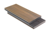 Planches à CO-01decking cassette pont en bois carreaux de pont en bois plancher de pont en bois extérieur