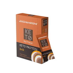 Barres de petit-déjeuner proté<span class=keywords><strong>in</strong></span>ées au chocolat Keto Energy avec protéines de lactosérum et fibres Halal pour adultes, faibles en glucides, à emporter - Product Image 1