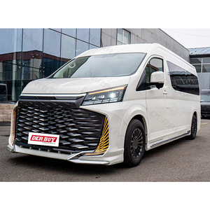 Kit carrozzeria di vendita calda per Yo Ta Hiace Caesar aggiornamento al nuovo stile paraurti con griglia anteriore e posteriore fari minigonne laterali - Product Image 3