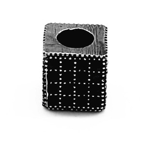 Cuentas cuadradas de acero inoxidable yunnique con pedrería para la fabricación de pulseras GZY-PJ0210 - Product Image 2