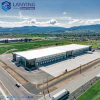 Almacén de Estructura de Acero Industrial Moderno Personalizado de Alta Capacidad de Carga para Uso Logístico