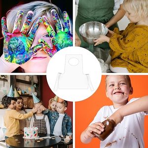 1000 Pièces de Tabliers Jetables en PE pour Enfants et Adultes, Imperméables, Imprimés, Transparents, pour Peinture, Fêtes, Artisanat, Cuisine - Product Image 6