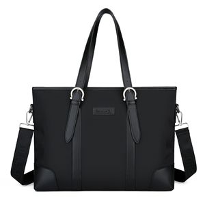 Trendybay Luxury Oxford Handheld Briefcase, Custom Logo Large Capacity Shoulder Tote, Multiple Strap Business Travel <b>Laptop</b> Bag. - Product Image 2