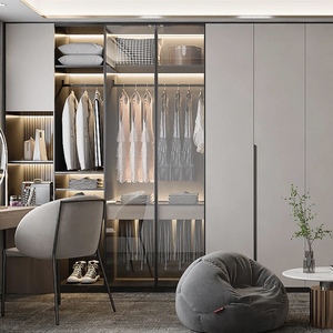 Placard personnalisé moderne et minimaliste de luxe Garde-robes d'affaires portables pour hommes <span class=keywords><strong>Dressing</strong></span> Meubles pour atelier à domicile - Product Image 1