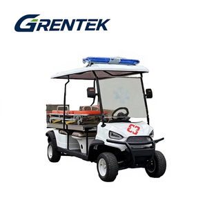 Voiturette de golf électrique 4 places personnalisée pour les urgences médicales, ambulance de sauvetage, service de secours, haute vitesse 50-70 km/h, brancard mobile - Product Image 1