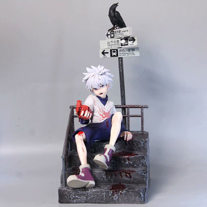 Figurine d'anime en PVC Killua Zoldyck de 34 cm, modèle de collection, ornement de bureau, jouet, cadeau pour enfants, haute qualité - Product Image 3