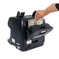 Machine de tri de billets de banque rechargeable à grande vitesse YS-208C-2CIS 4,3 pouces 1500 billets, machine de comptage de devises africaines, compteur de billets de banque