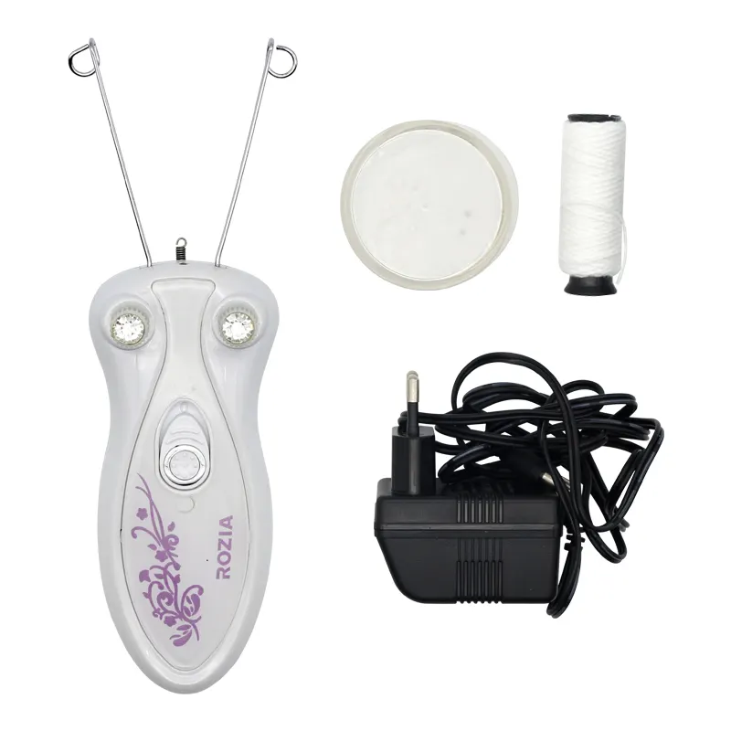 Rechargeable portable électrique épilation épilateur machine ensemble corps et visage hair remover pour les femmes