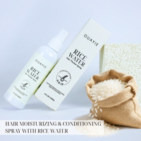 Brume capillaire réparatrice et fortifiante à la biotine et à l'eau de riz BLIW Private Label pour cheveux secs et abîmés, favorisant la croissance et l'épaississement des cheveux