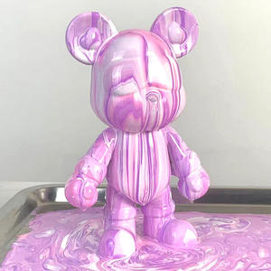 Kit de création d'ours fluide DIY, art 3D complet en PVC, objet de collection pour enfants de 4 à 6 ans, fabriqué au Zhejiang - Product Image 1